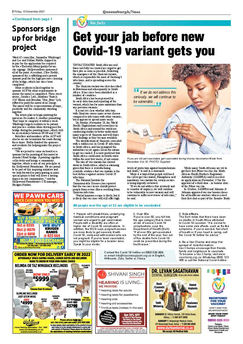 Queensburgh News 10 December 2021 page 2