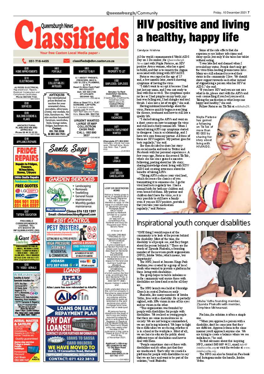 Queensburgh News 10 December 2021 page 7