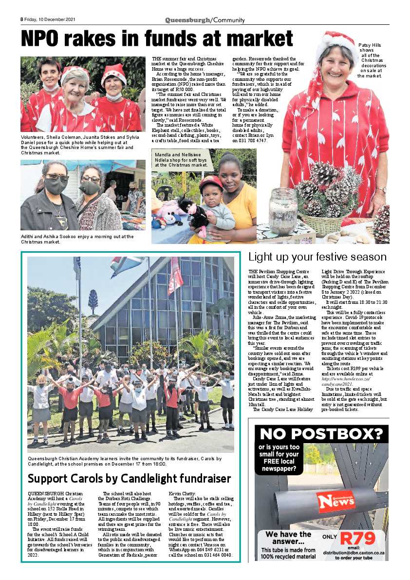 Queensburgh News 10 December 2021 page 8