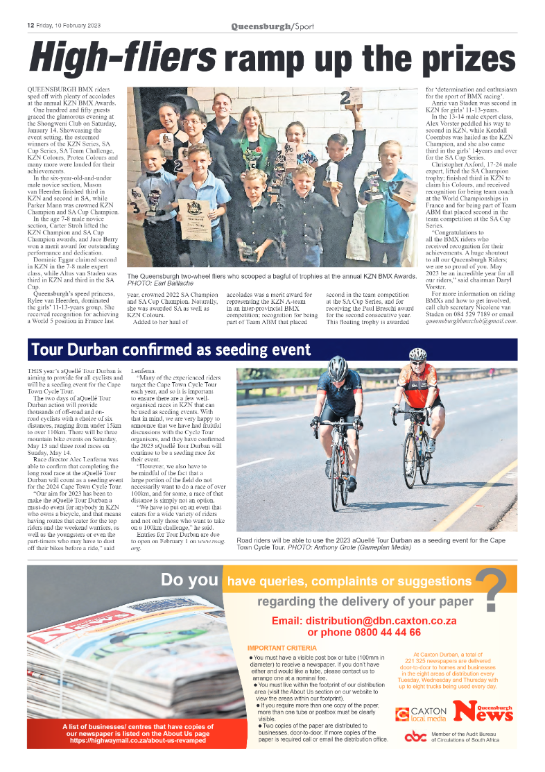 Queensburgh News 10 February 2023 page 12