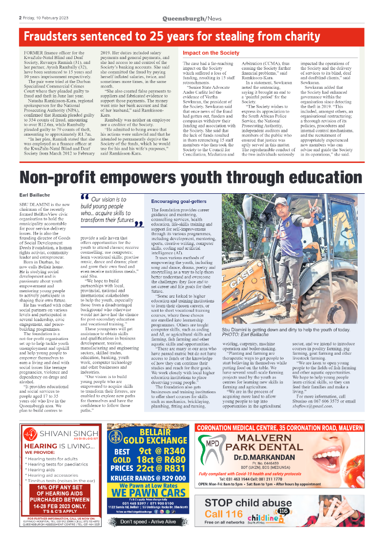 Queensburgh News 10 February 2023 page 2