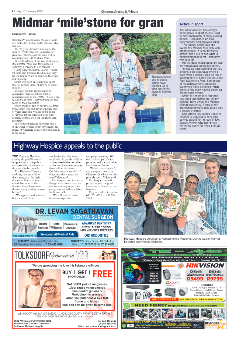 Queensburgh News 10 February 2023 page 4