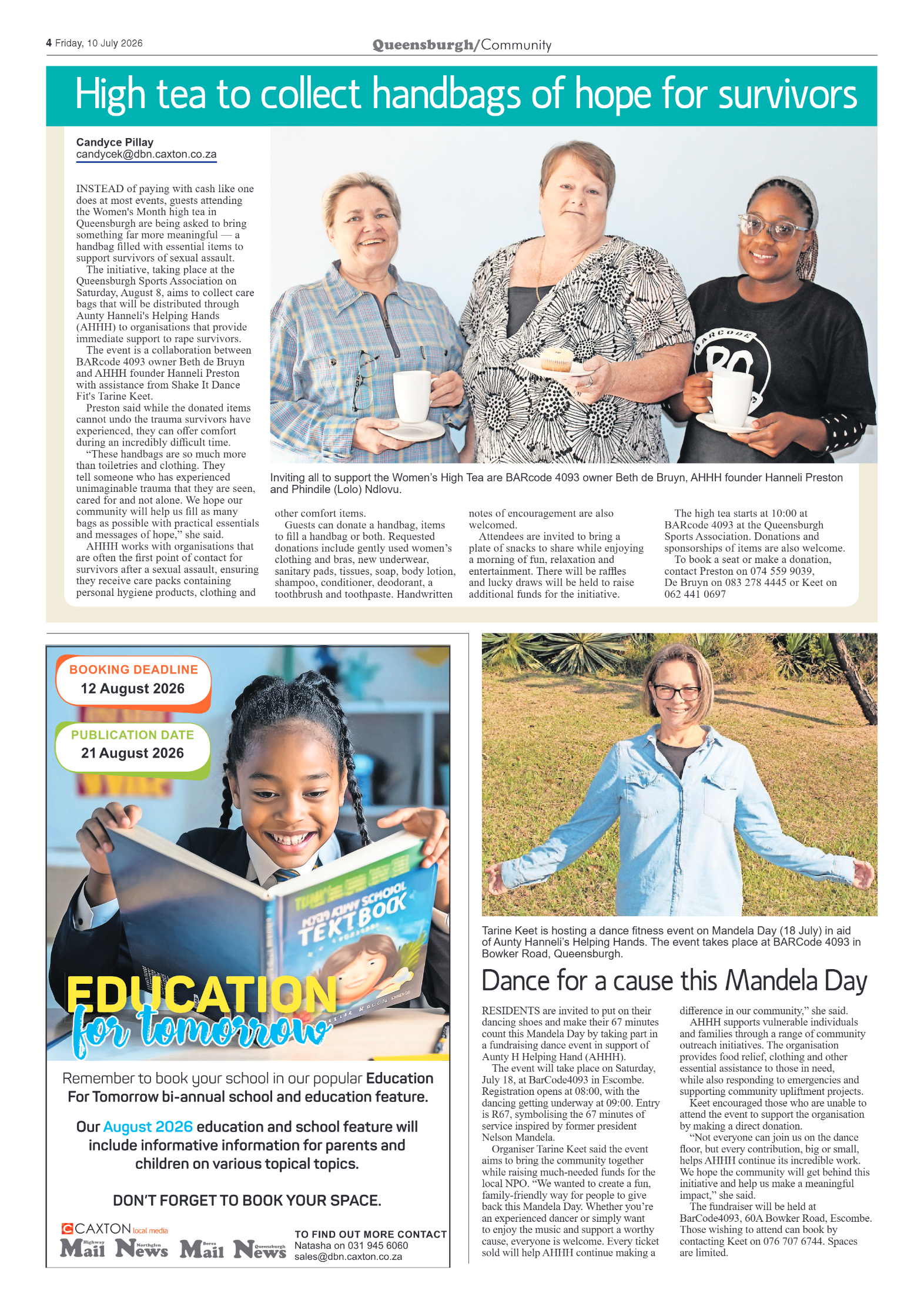 Queensburgh News 10 July 2026 page 4