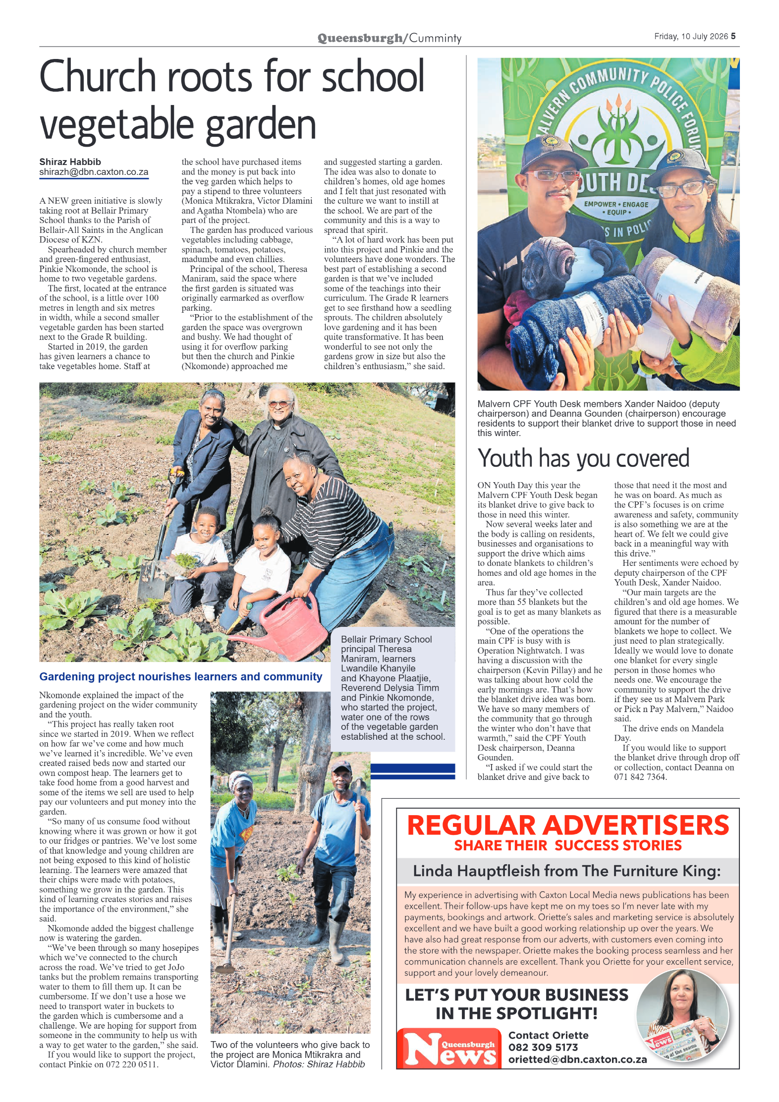 Queensburgh News 10 July 2026 page 5