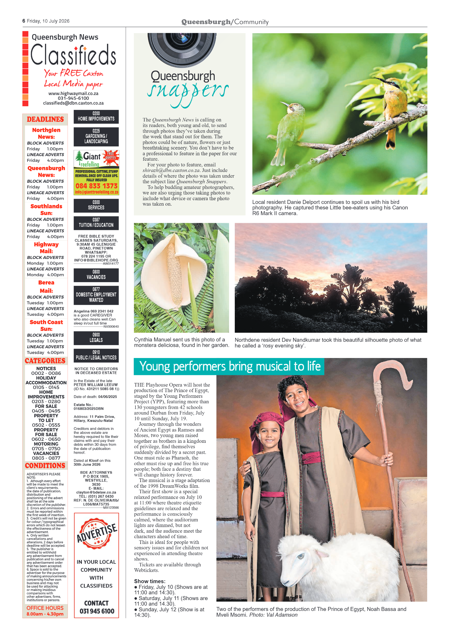 Queensburgh News 10 July 2026 page 6