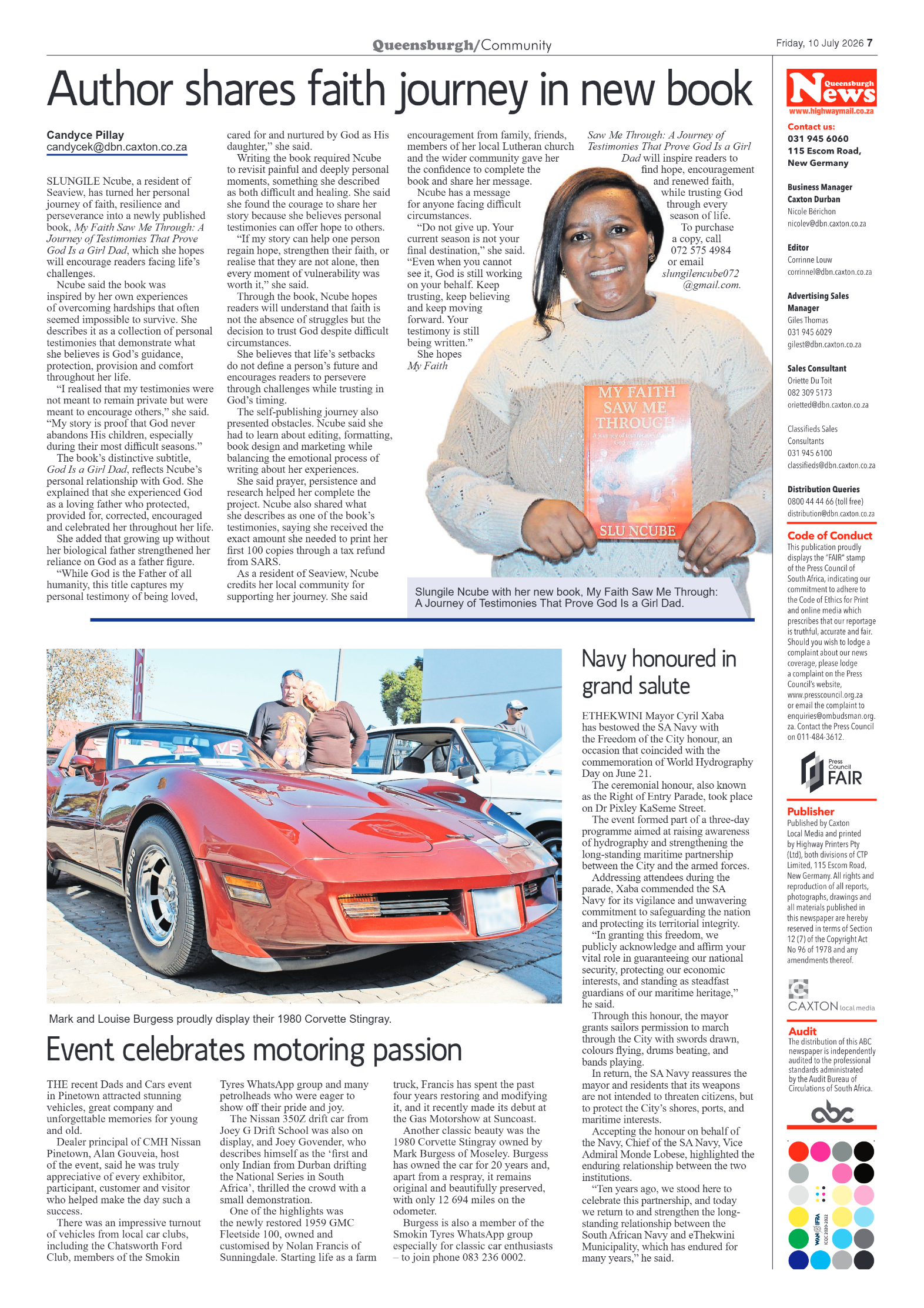 Queensburgh News 10 July 2026 page 7
