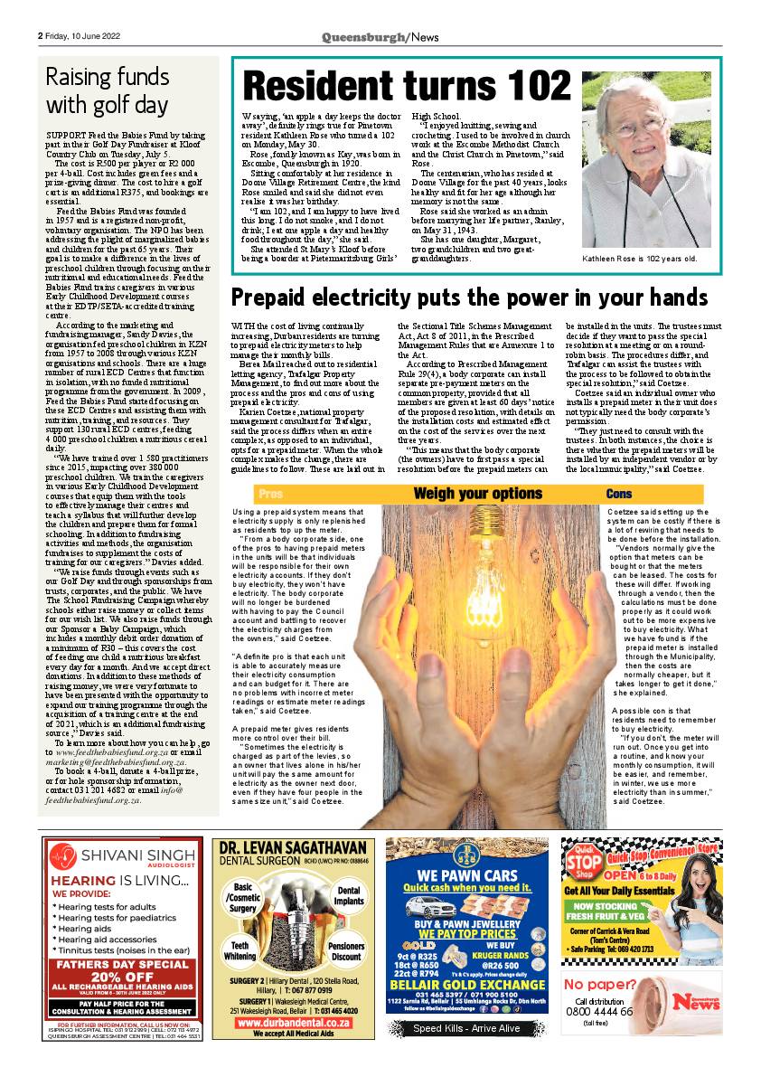 Queensburgh News 10 June 2022 page 2