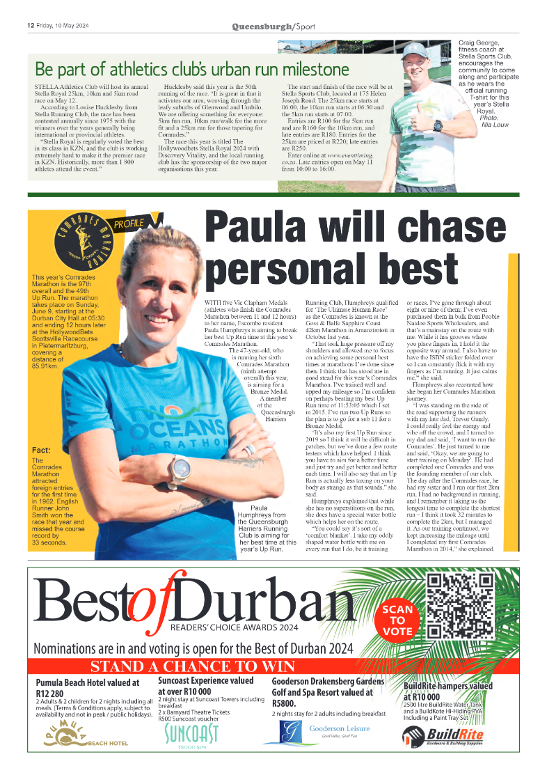 Queensburgh News 10 May 2024 page 12