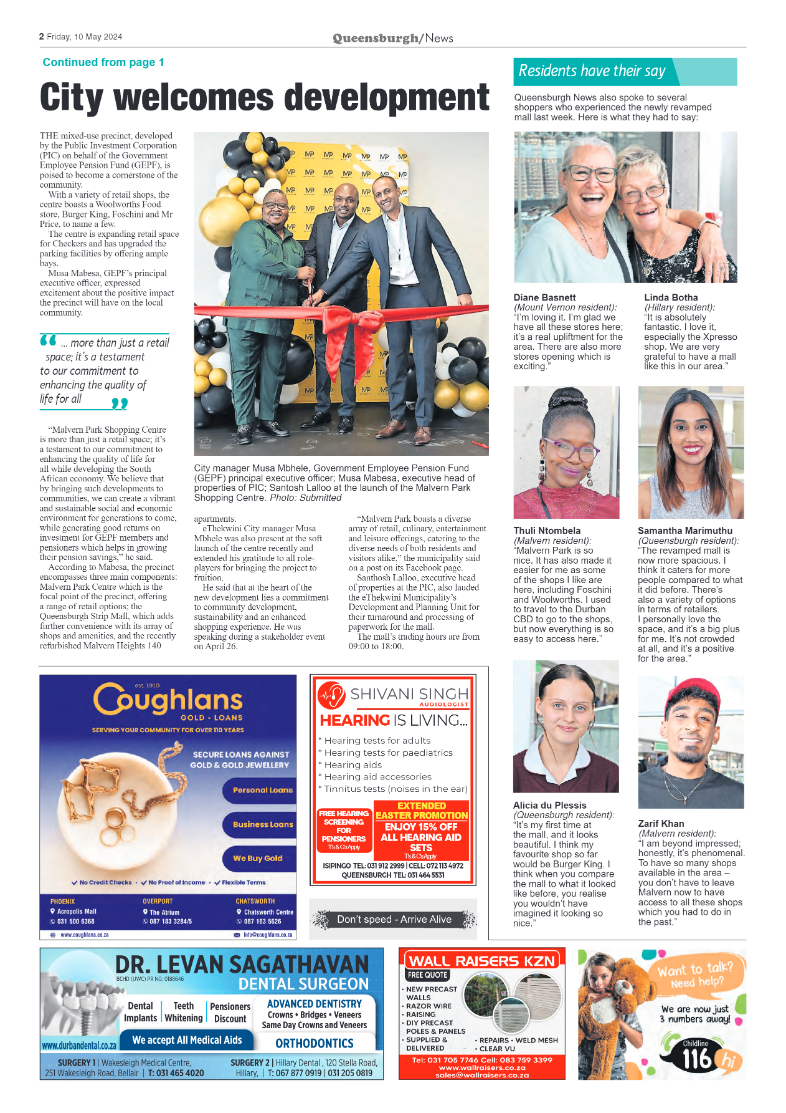 Queensburgh News 10 May 2024 page 2
