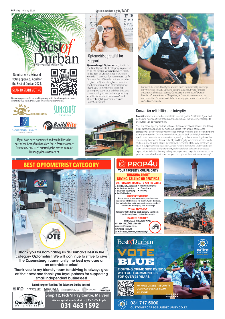 Queensburgh News 10 May 2024 page 6