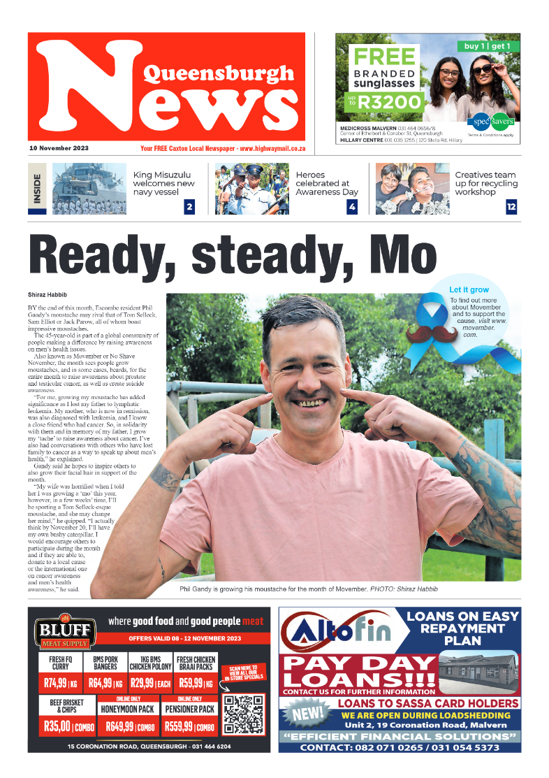 Queensburgh News 10 November 2023 page 1