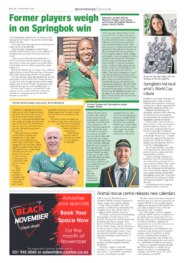 Queensburgh News 10 November 2023 page 6