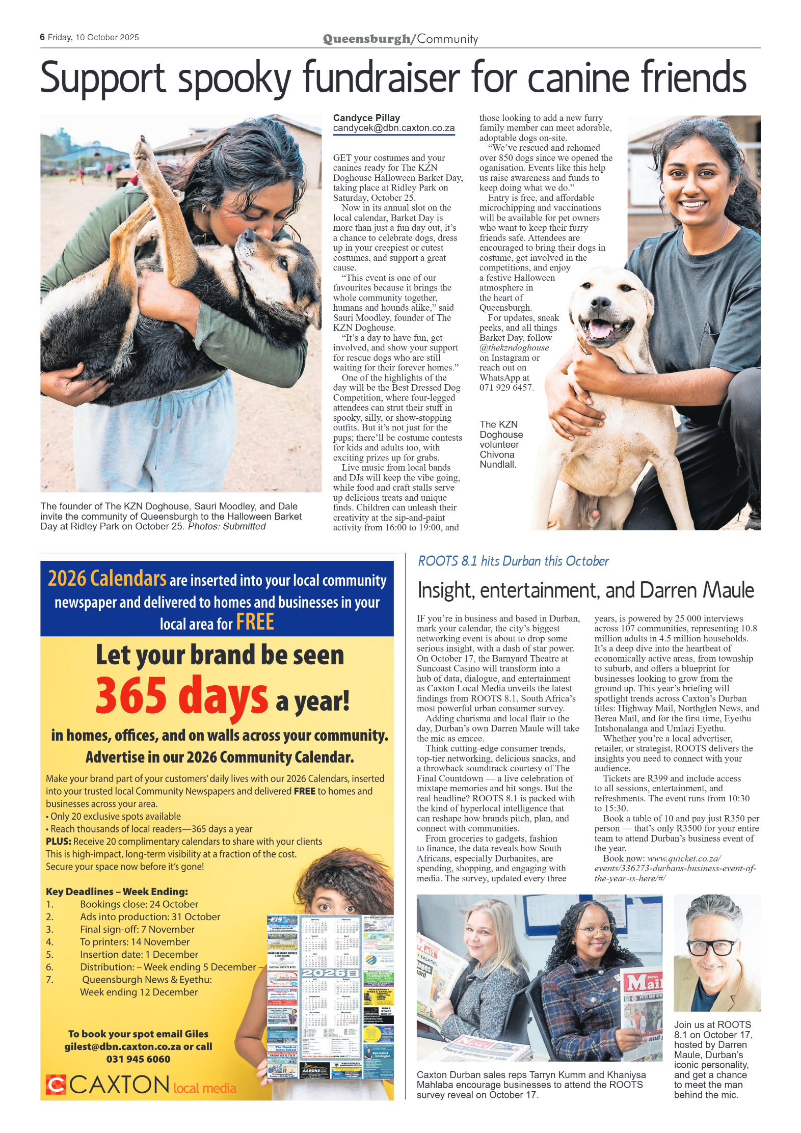 Queensburgh News 10 October 2025 page 6