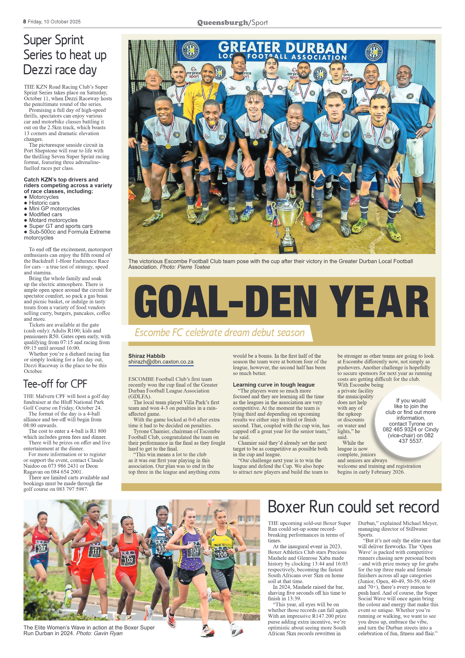 Queensburgh News 10 October 2025 page 8