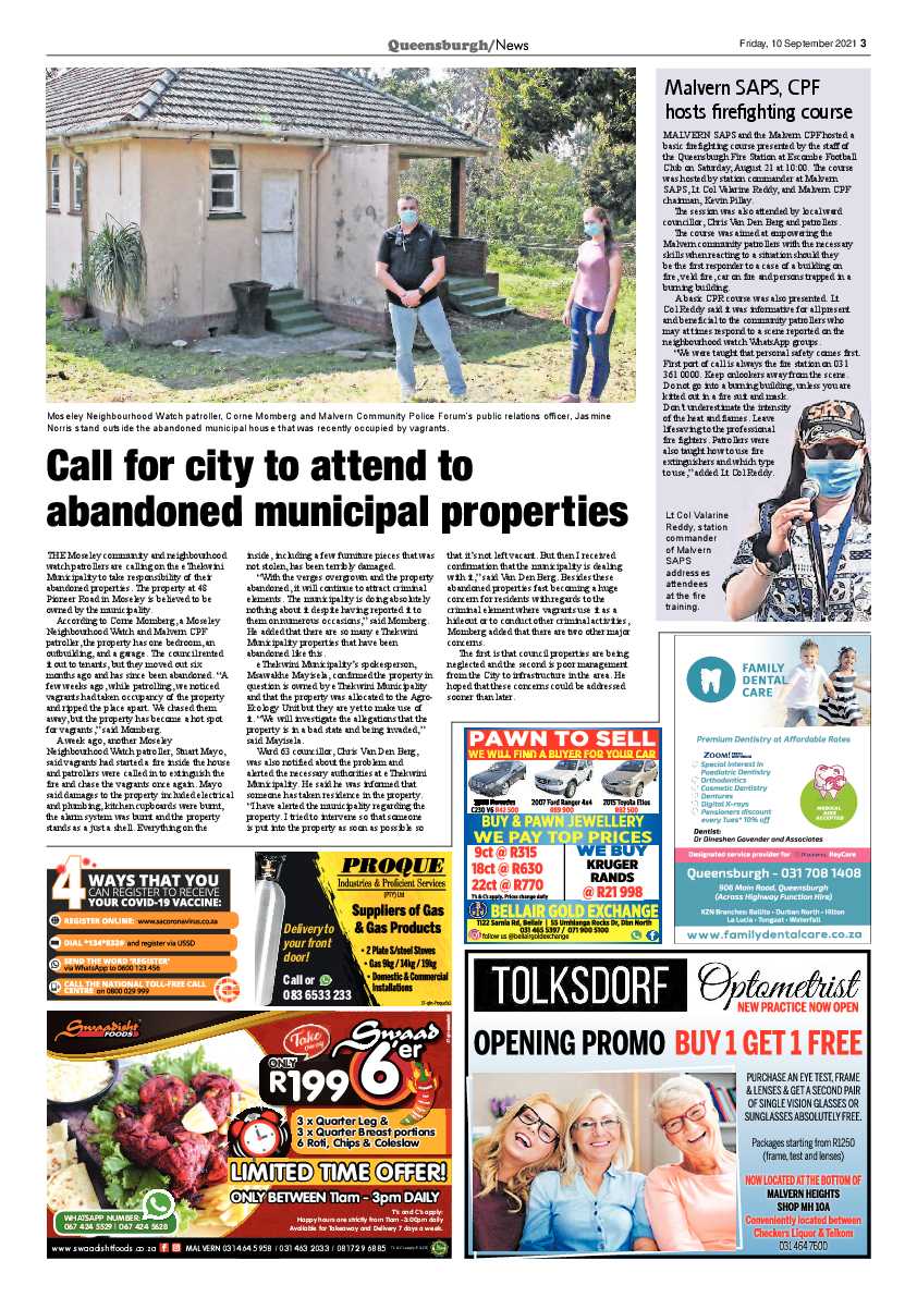Queensburgh News 10 September 2021 page 3