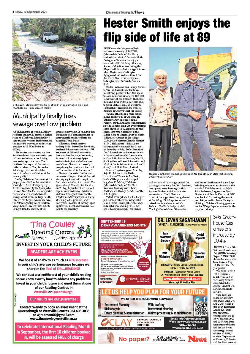 Queensburgh News 10 September 2021 page 4