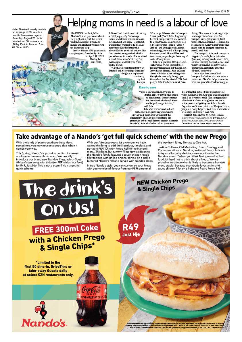 Queensburgh News 10 September 2021 page 5