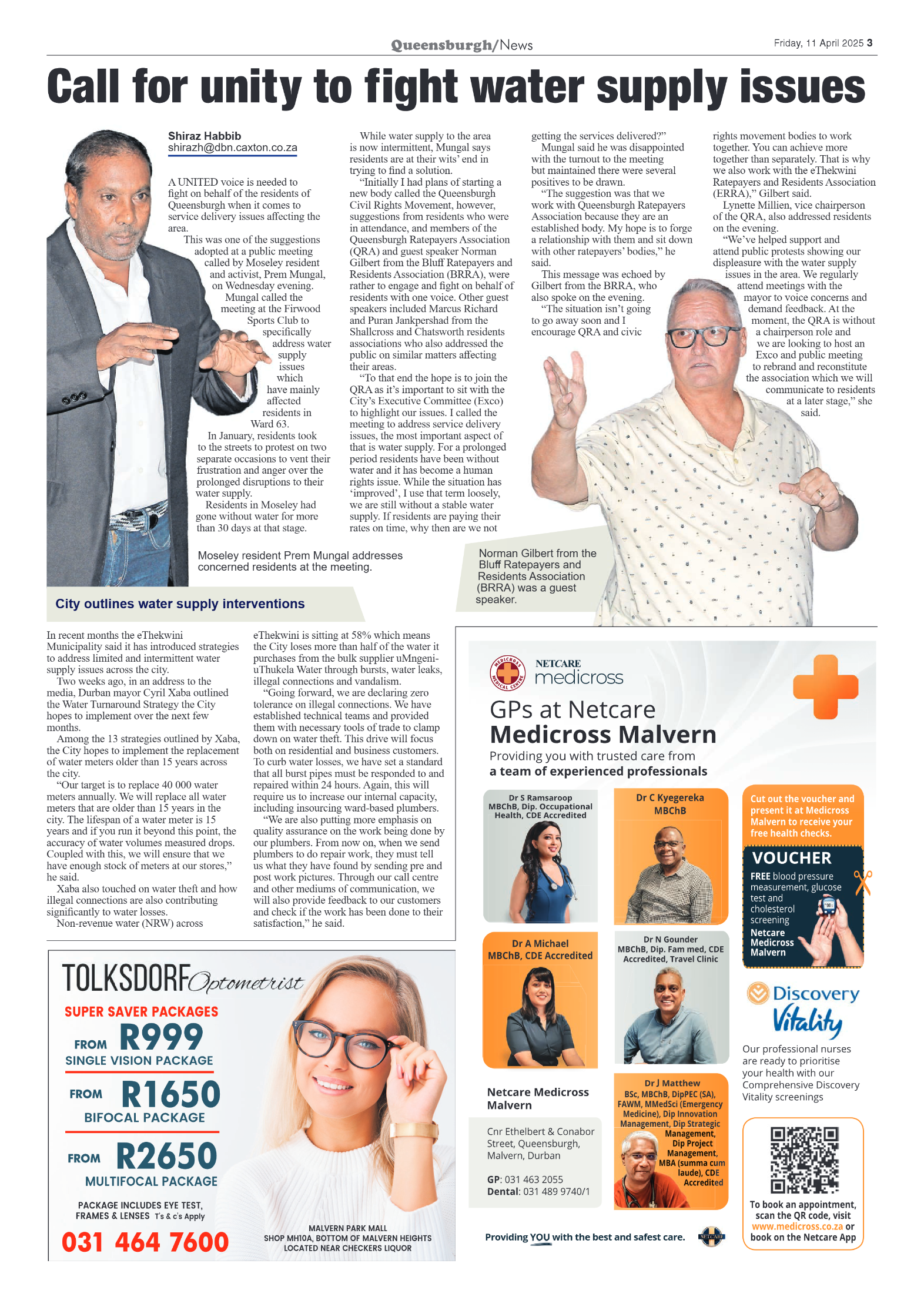 Queensburgh News 11 April 2025 page 3