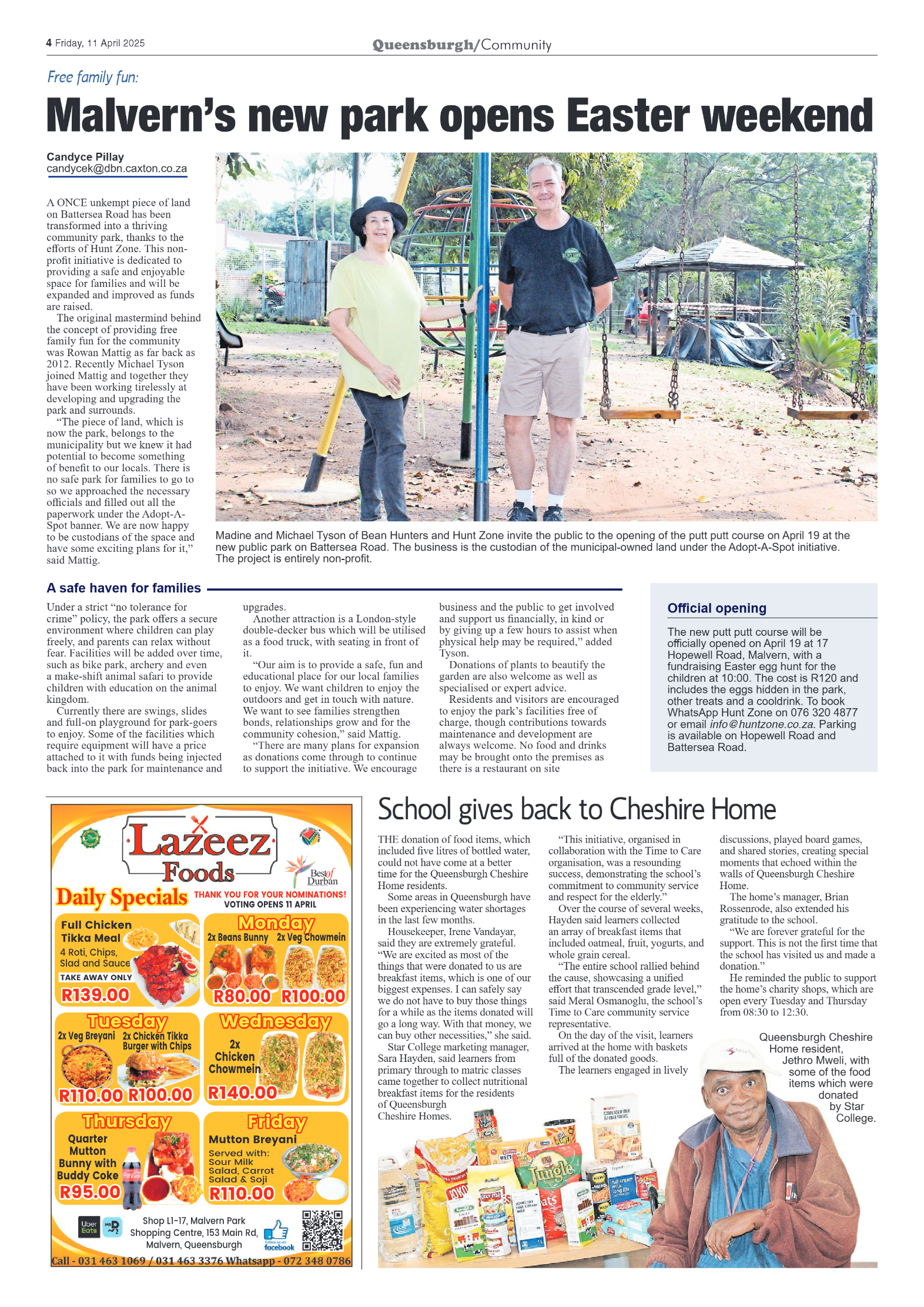 Queensburgh News 11 April 2025 page 4