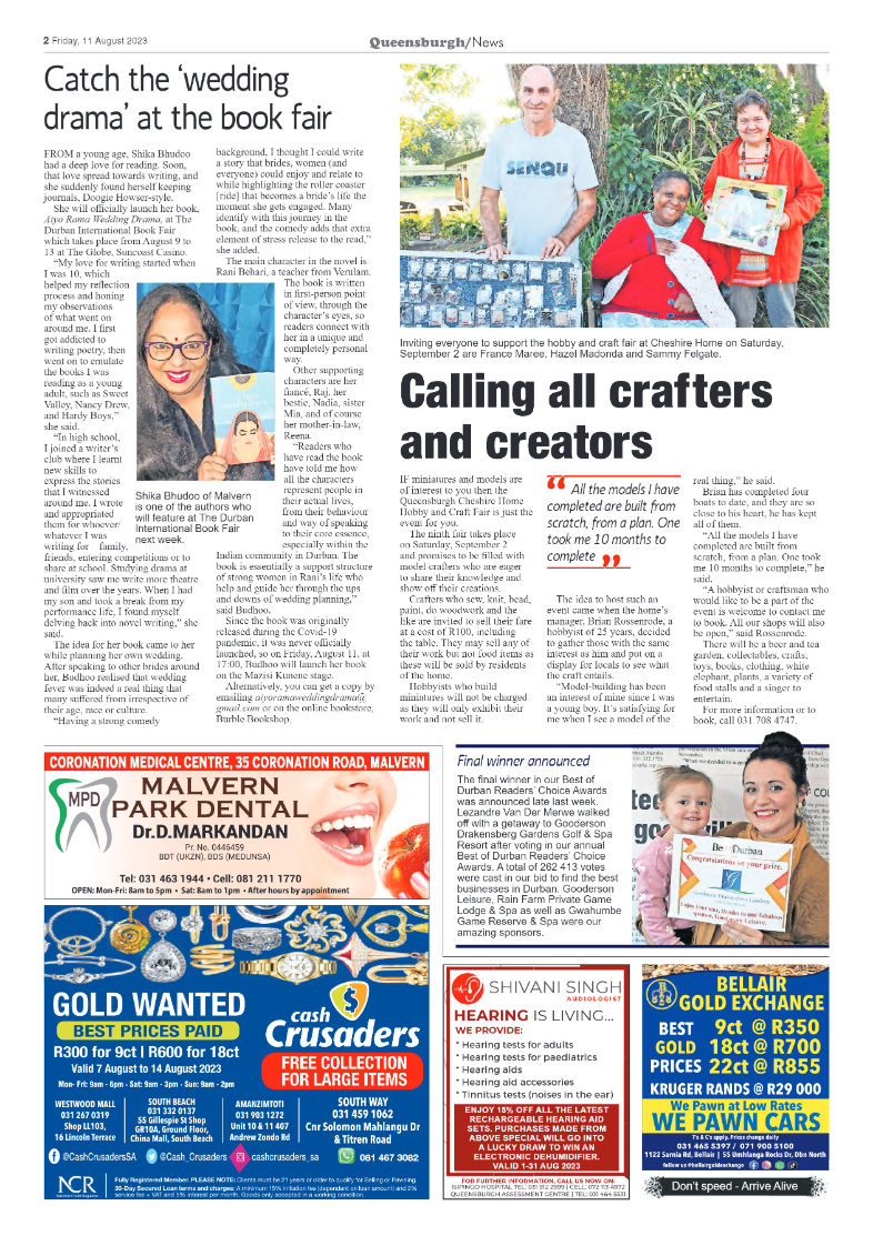 Queensburgh News 11 August 2023 page 2