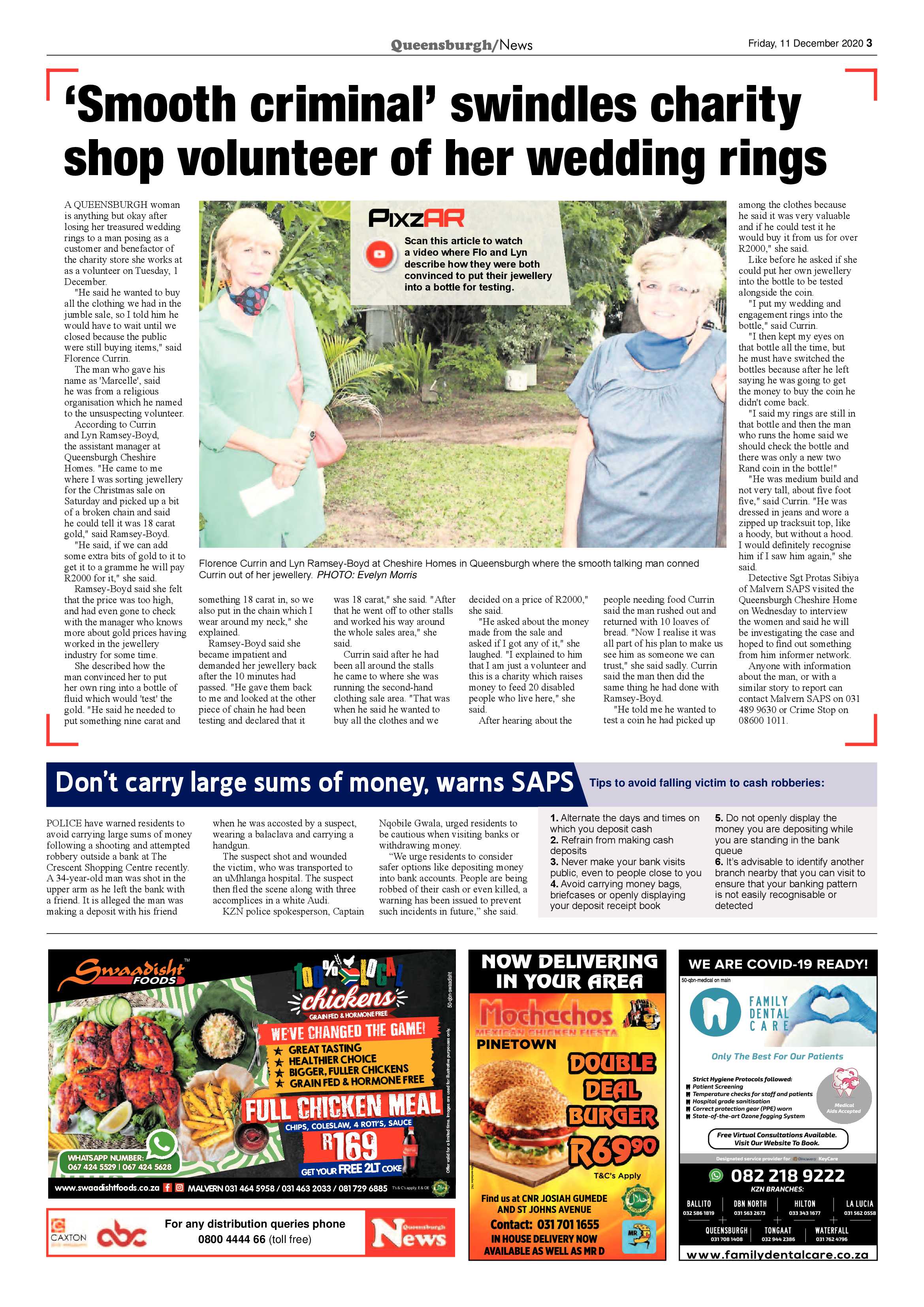 Queensburgh News 11 December 2020 page 3