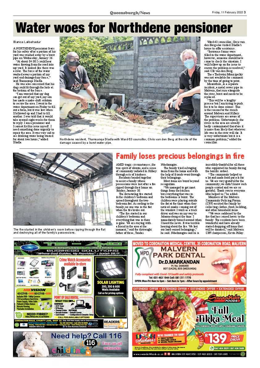 Queensburgh News 11 February 2022 page 3