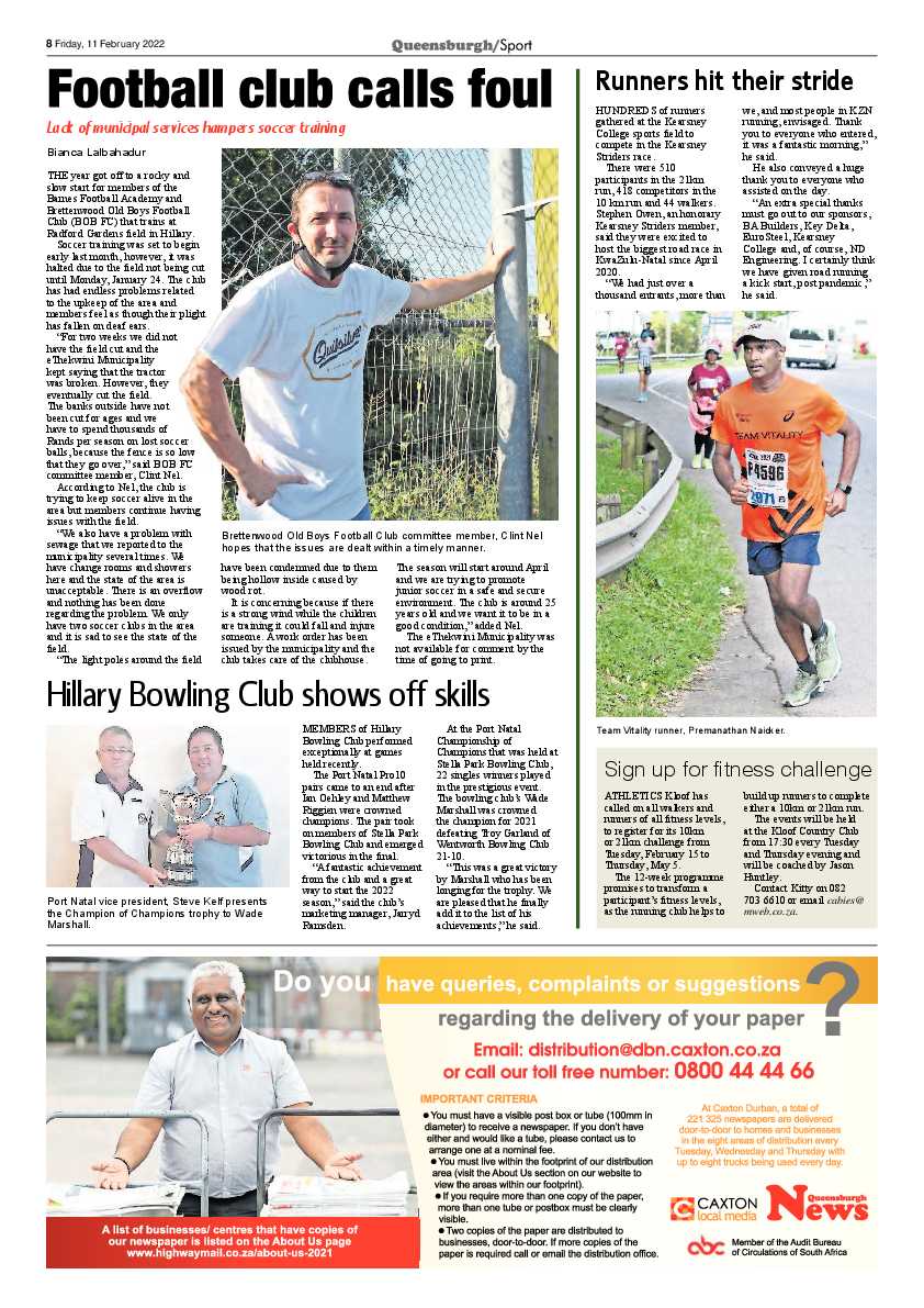 Queensburgh News 11 February 2022 page 8