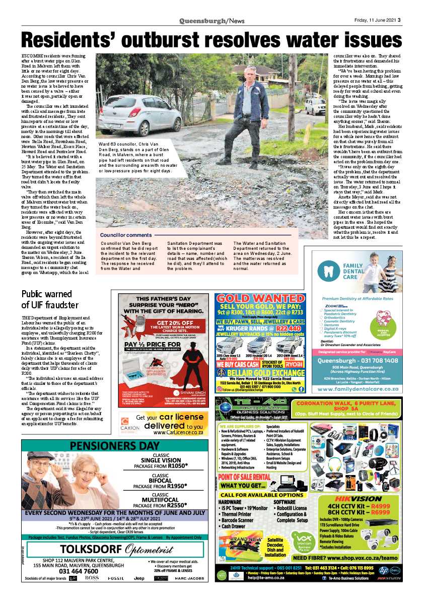 Queensburgh News 11 June 2021 page 3