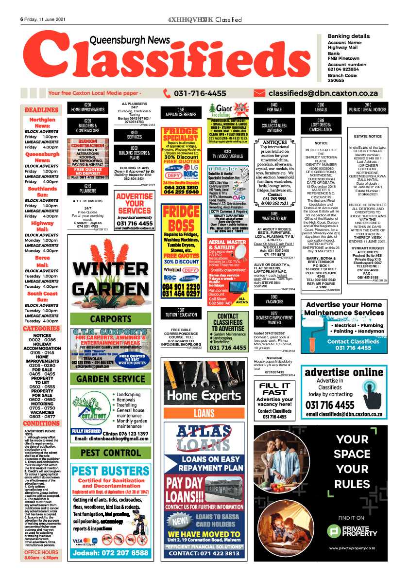 Queensburgh News 11 June 2021 page 6