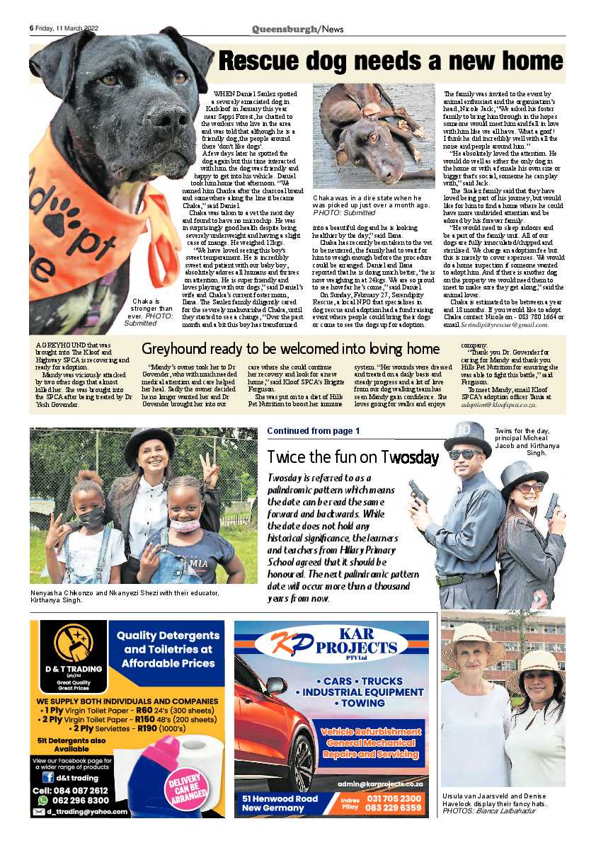 Queensburgh News 11 March 2022 page 6