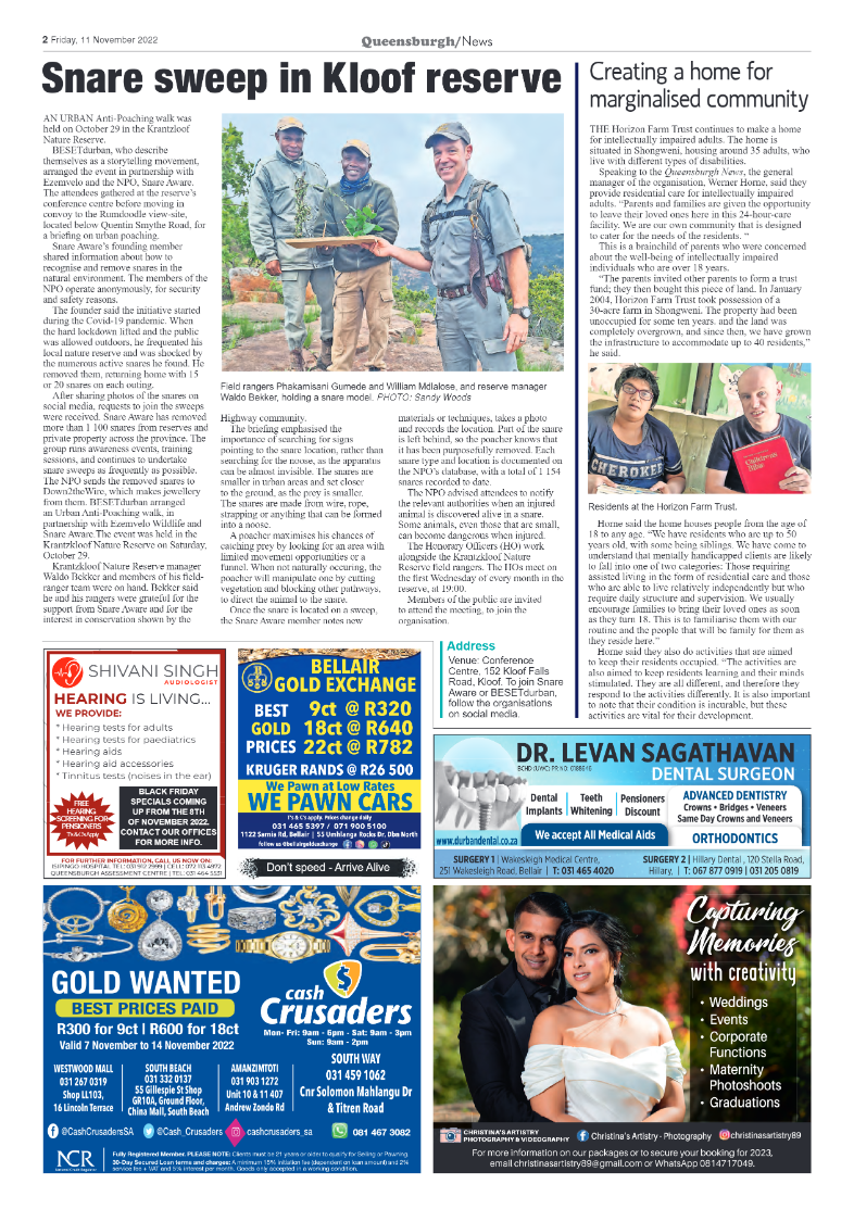 Queensburgh News 11 November 2022 page 2