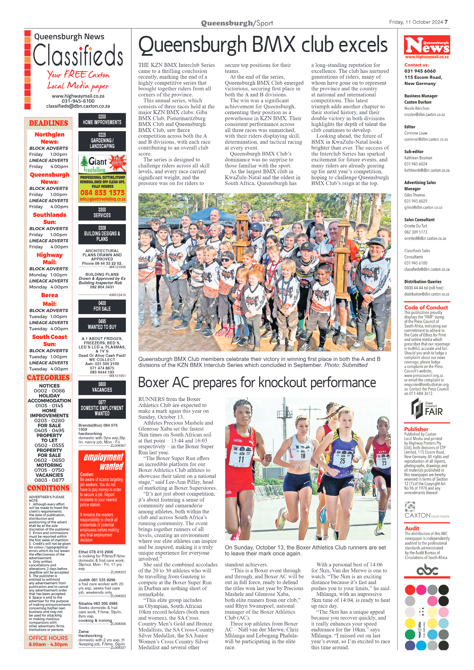 Queensburgh News 11 October 2024 page 7