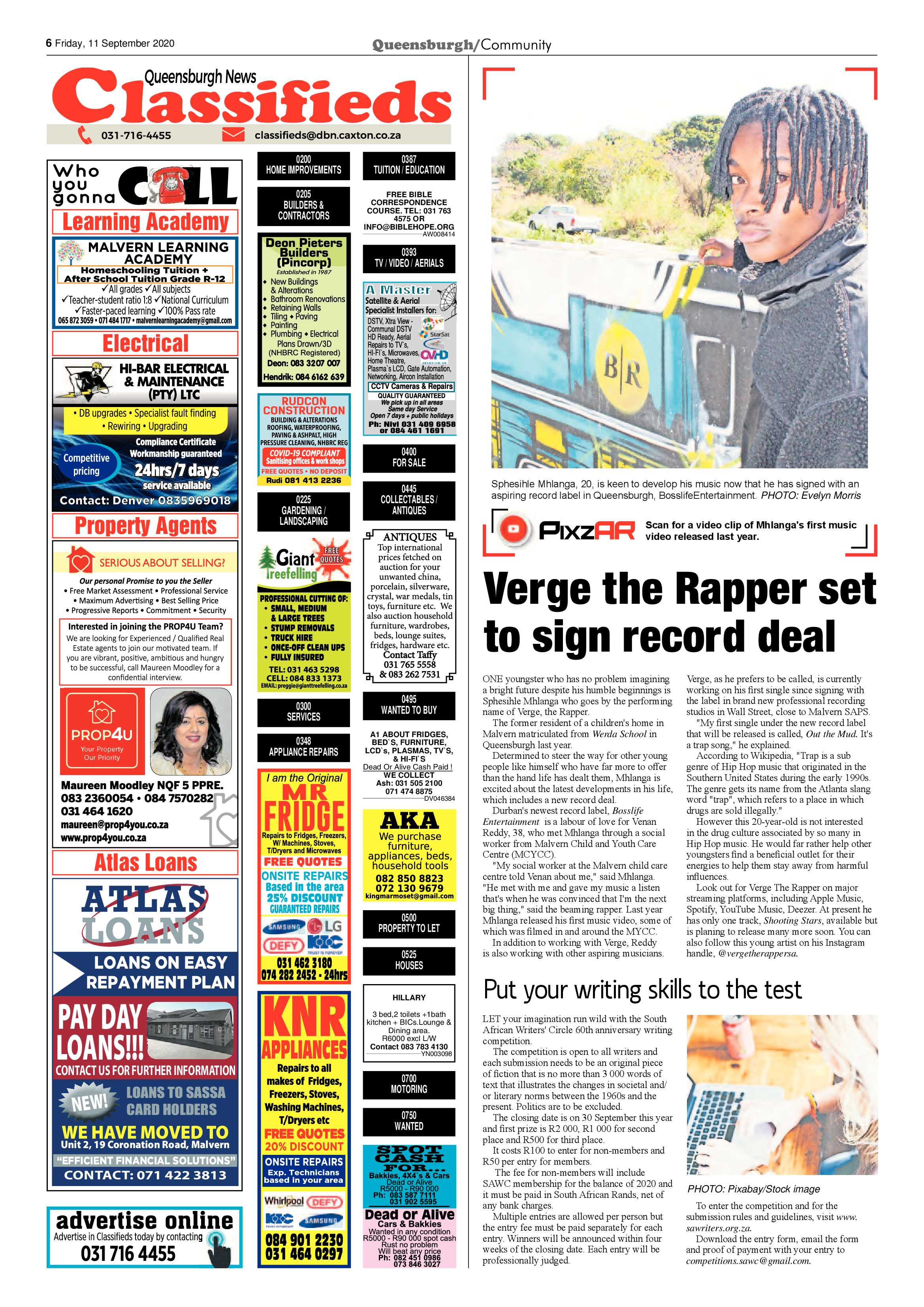 Queensburgh News 11 September 2020 page 6