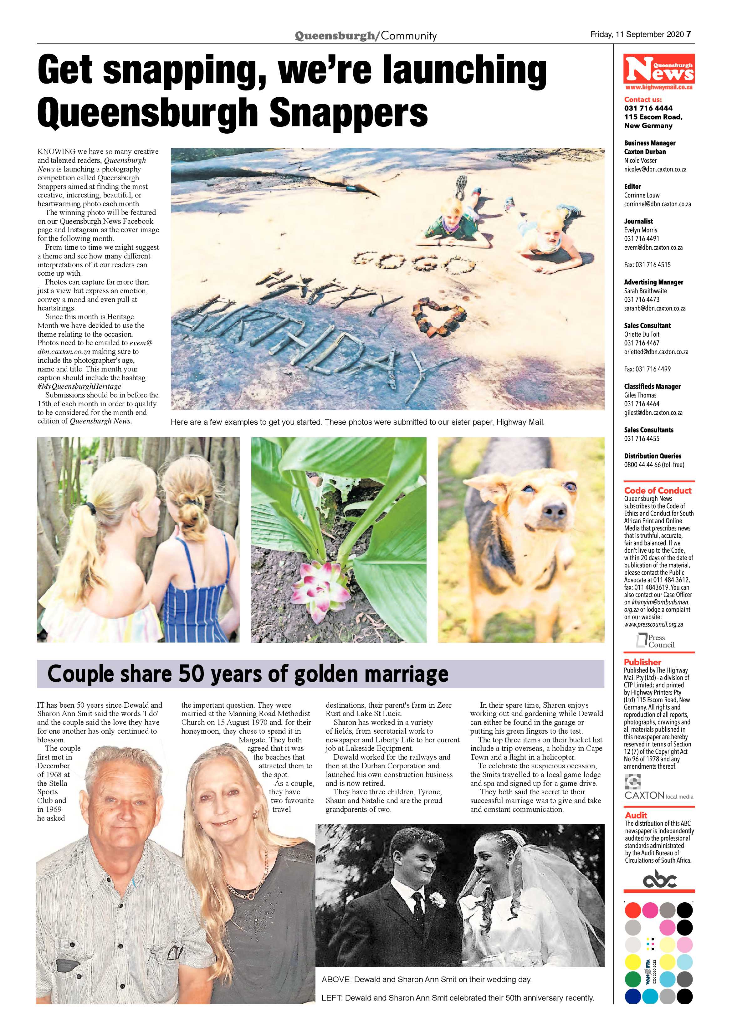 Queensburgh News 11 September 2020 page 7