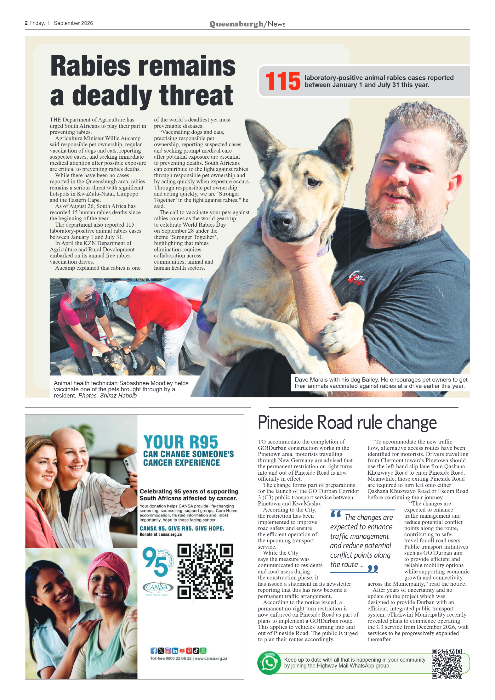 Queensburgh News 11 September 2026 page 2
