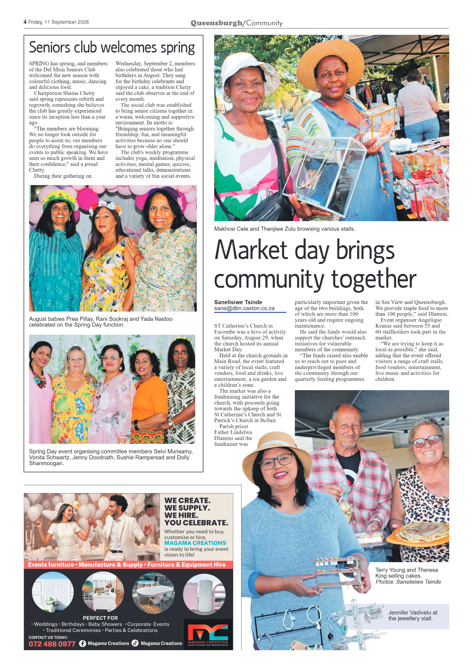 Queensburgh News 11 September 2026 page 4