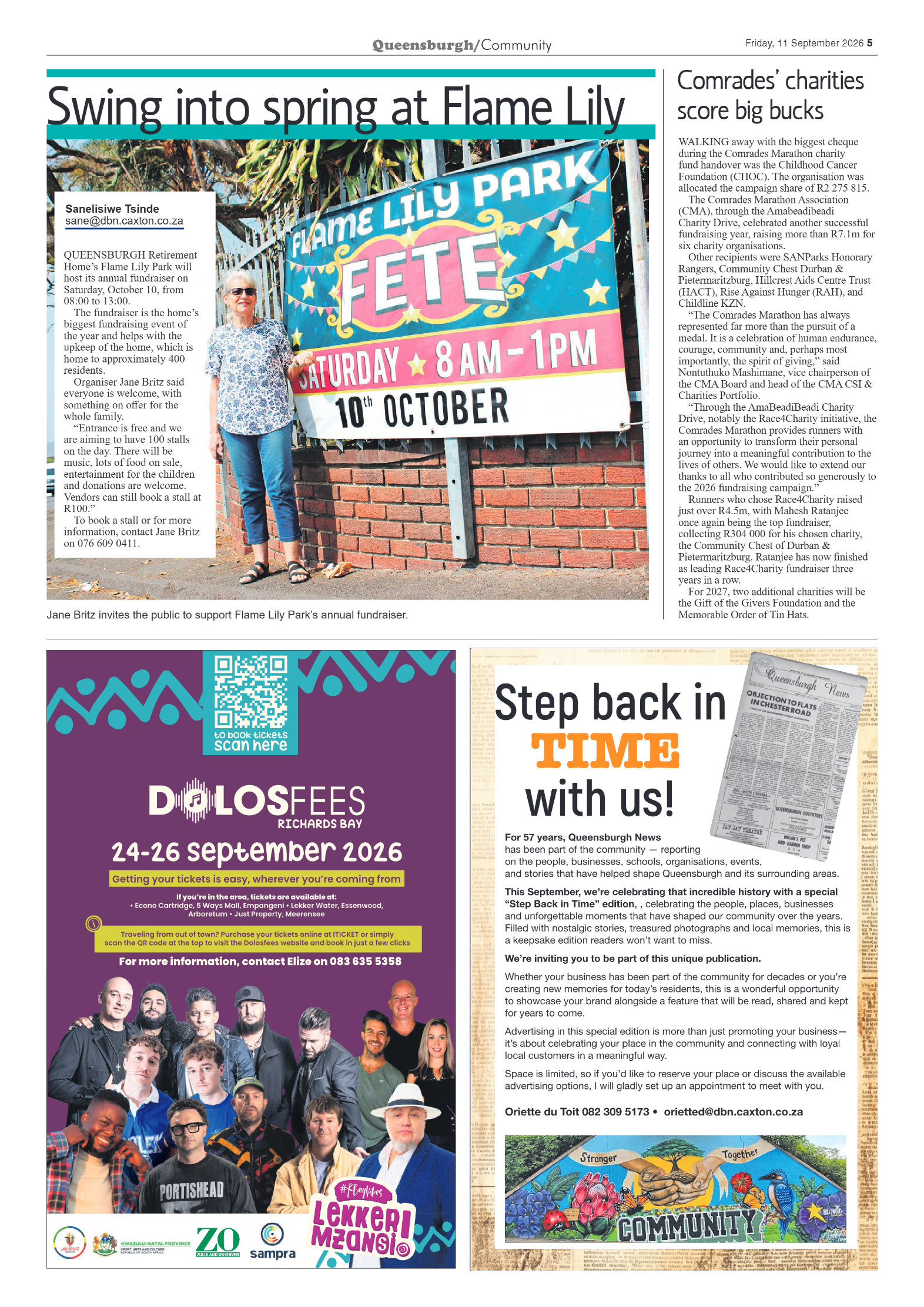 Queensburgh News 11 September 2026 page 5