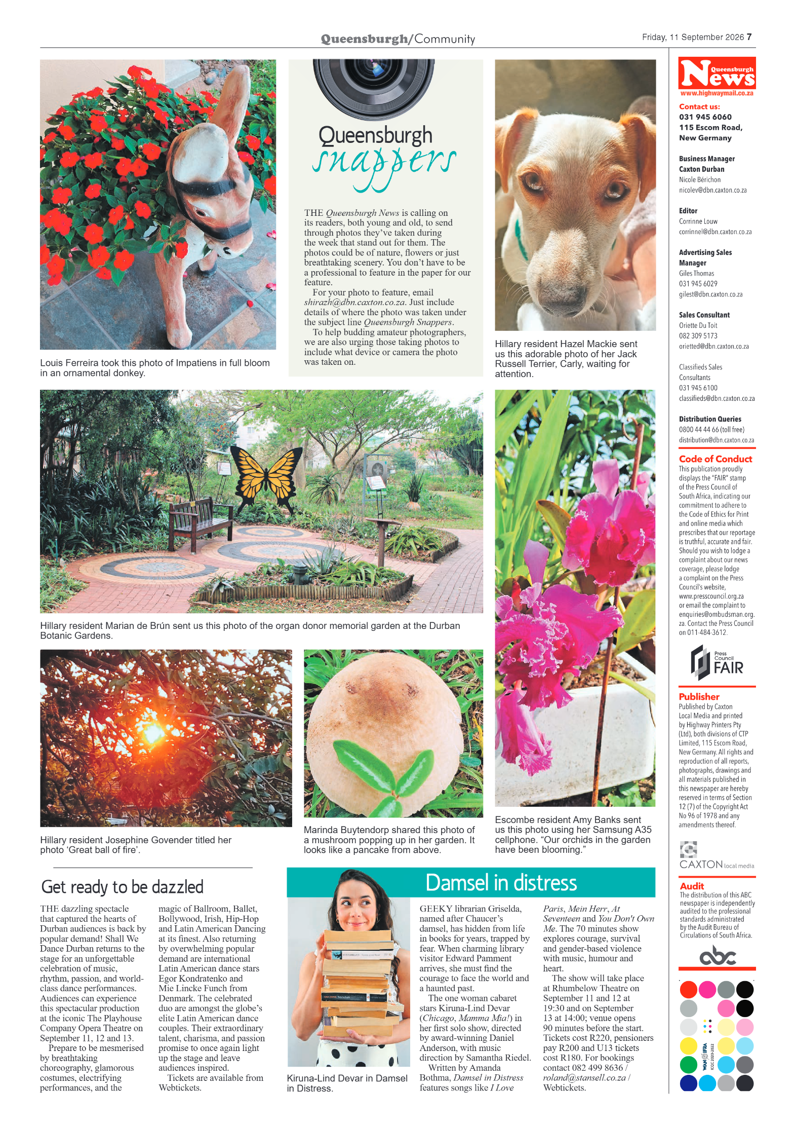 Queensburgh News 11 September 2026 page 7