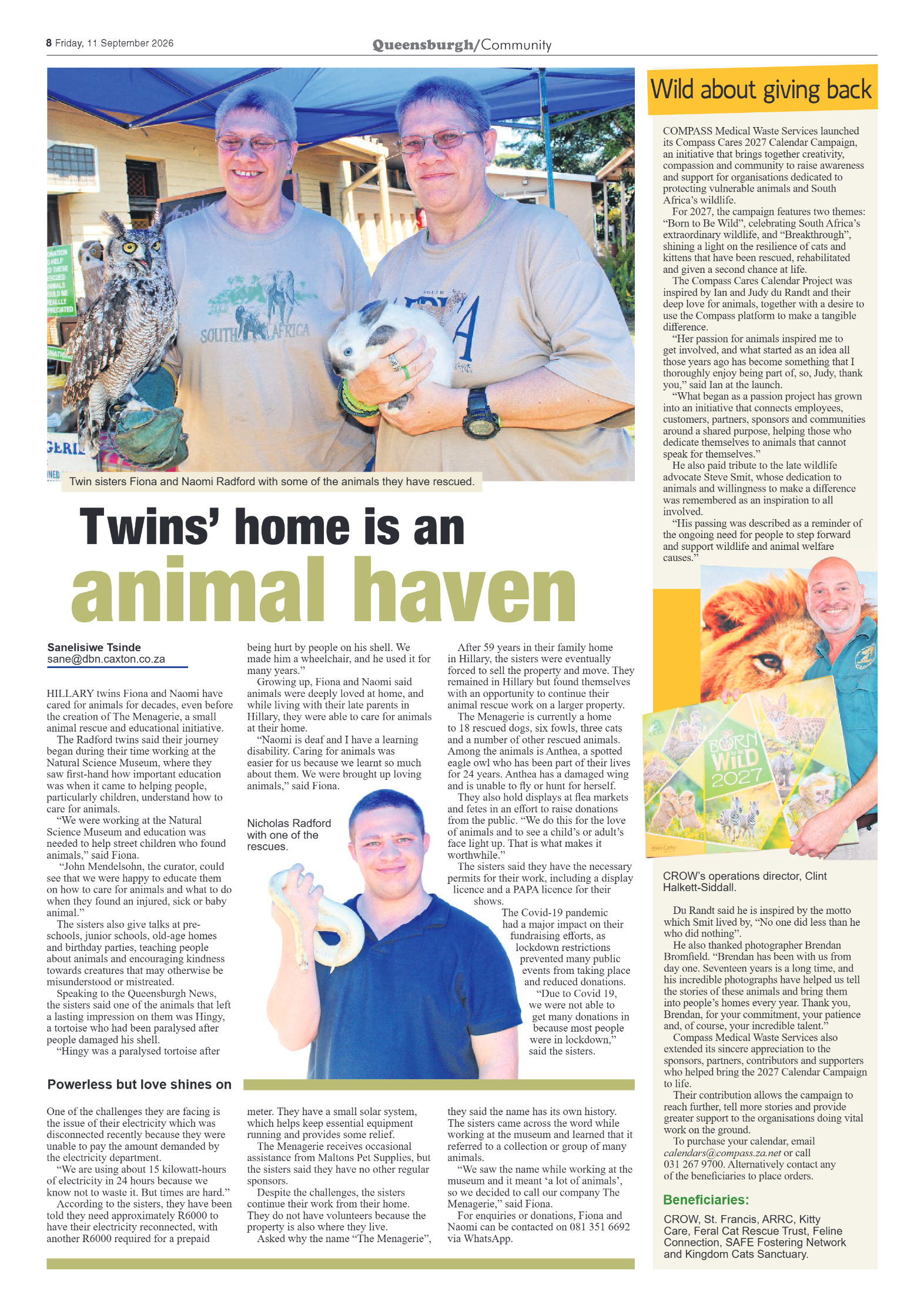 Queensburgh News 11 September 2026 page 8