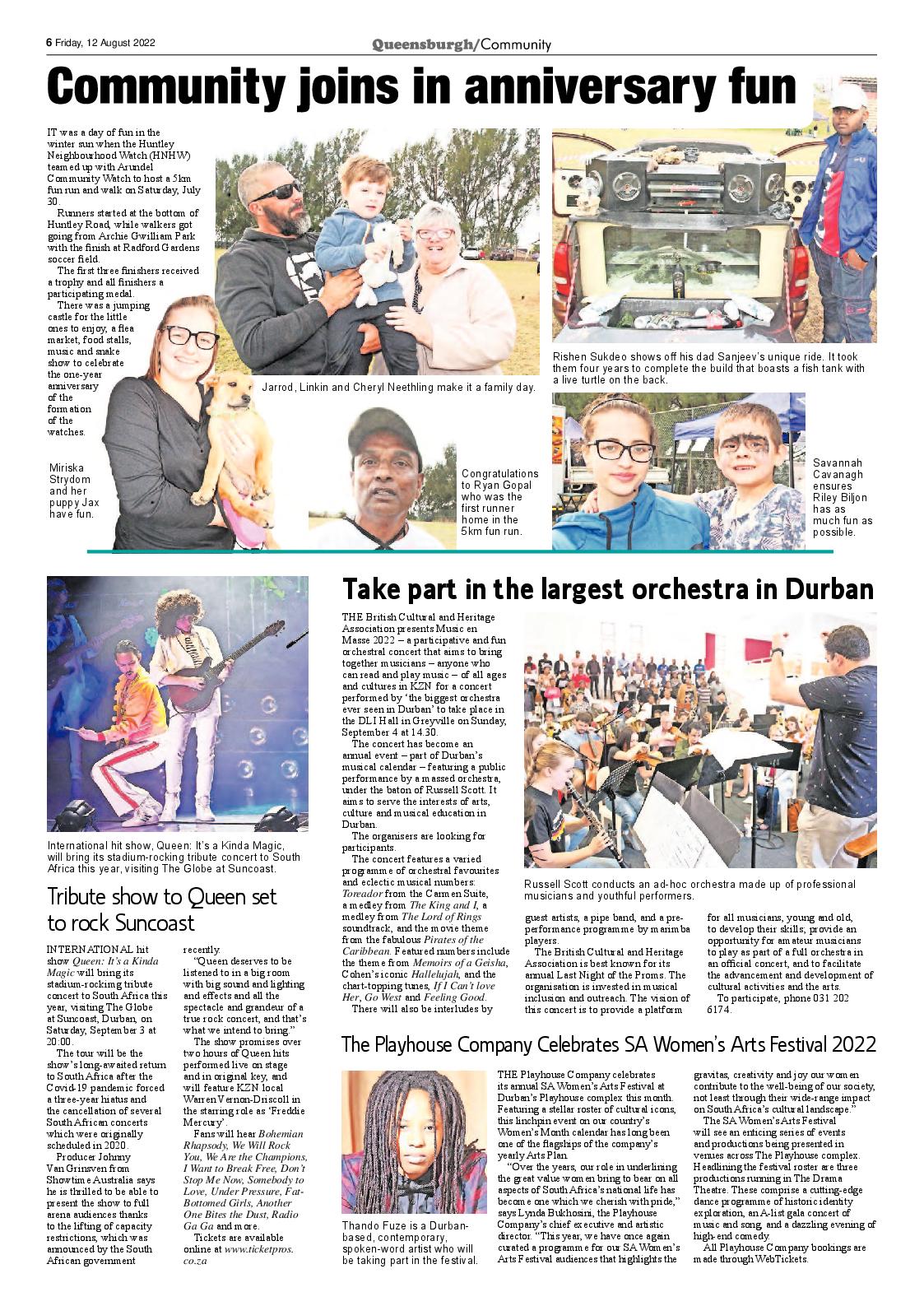 Queensburgh News 12 August 2022 page 6