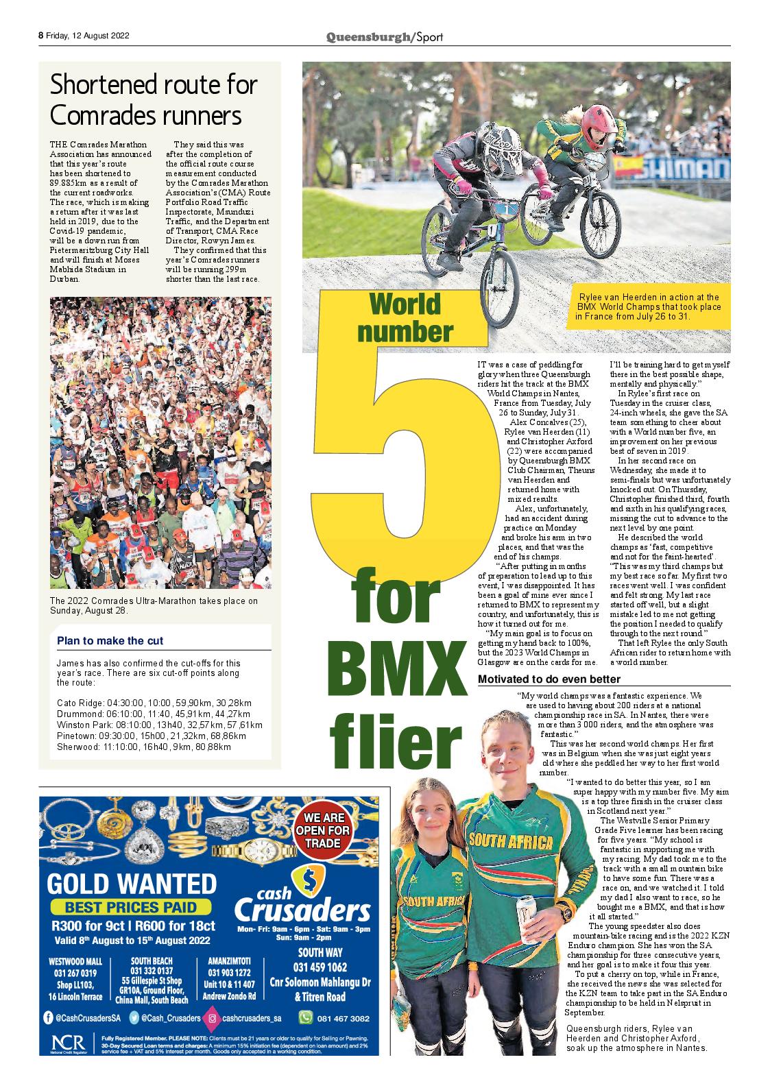 Queensburgh News 12 August 2022 page 8