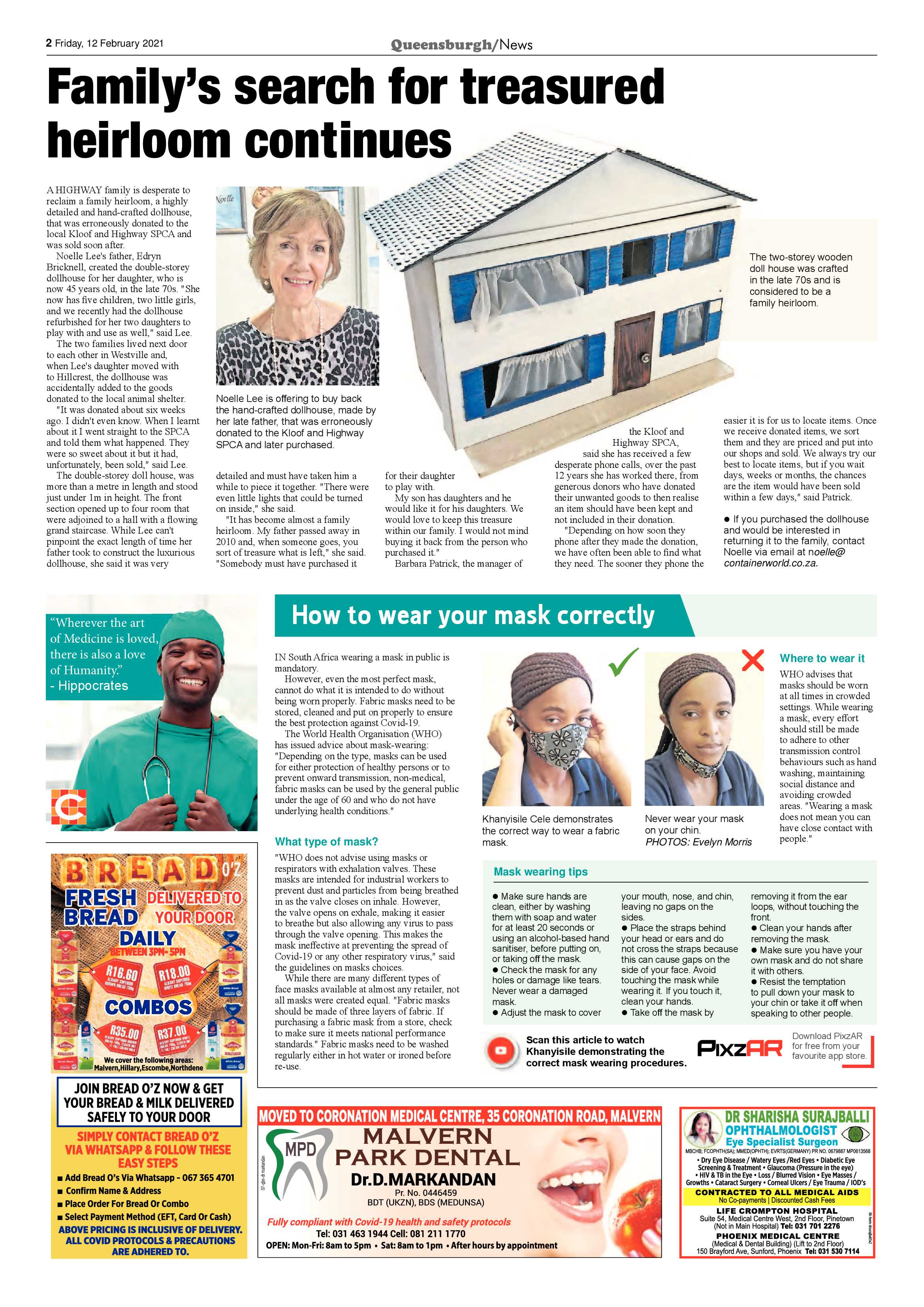 Queensburgh News 12 February 2021 page 2