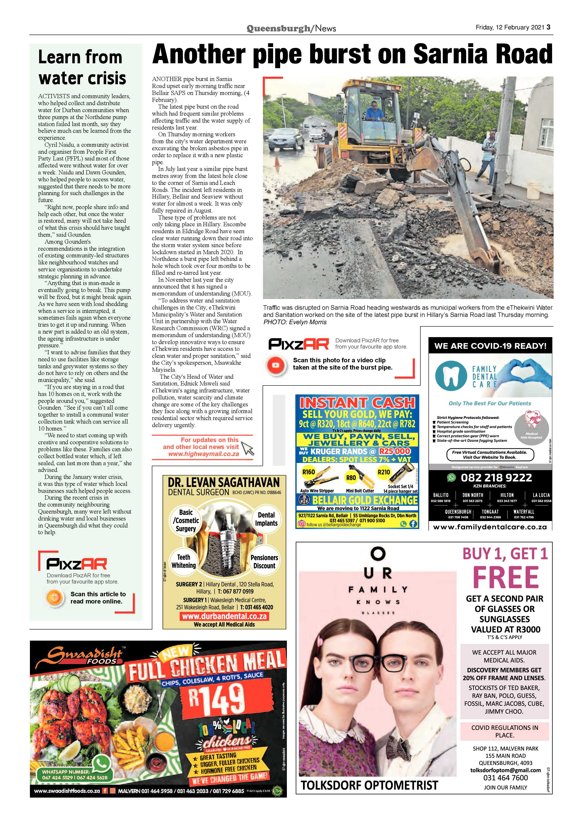 Queensburgh News 12 February 2021 page 3