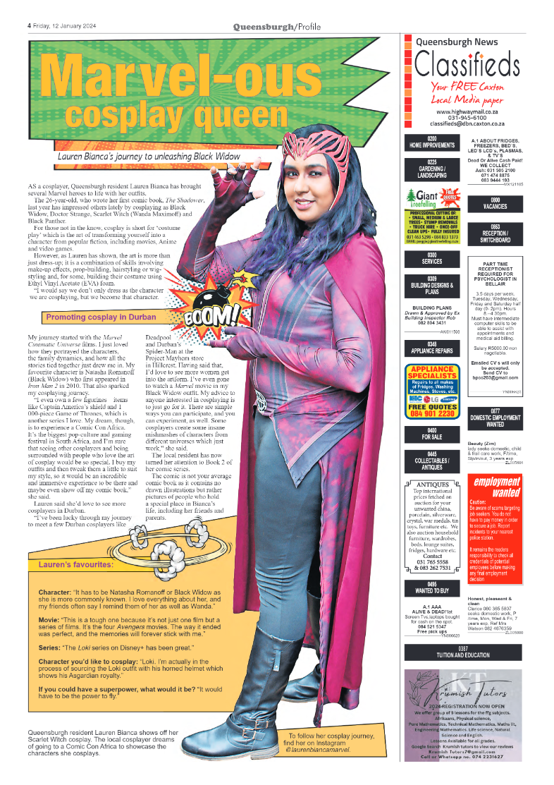 Queensburgh News 12 January 2024 page 4