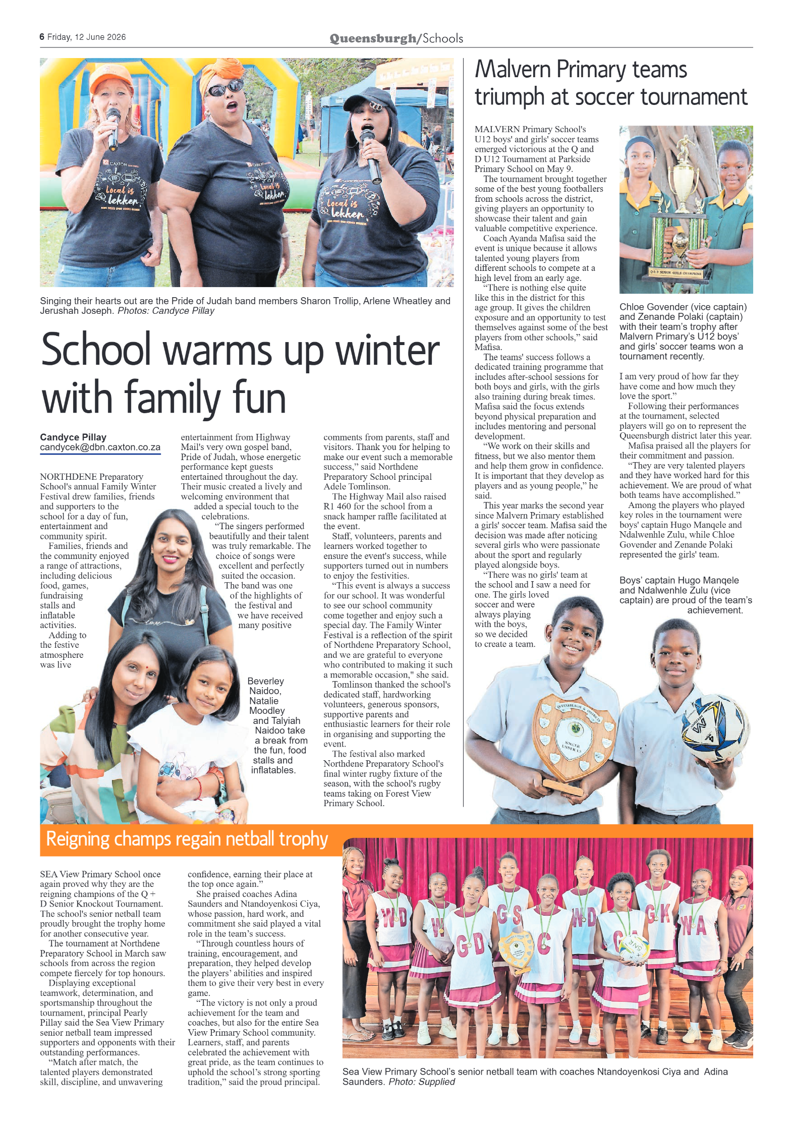 Queensburgh News 12 June 2026 page 6