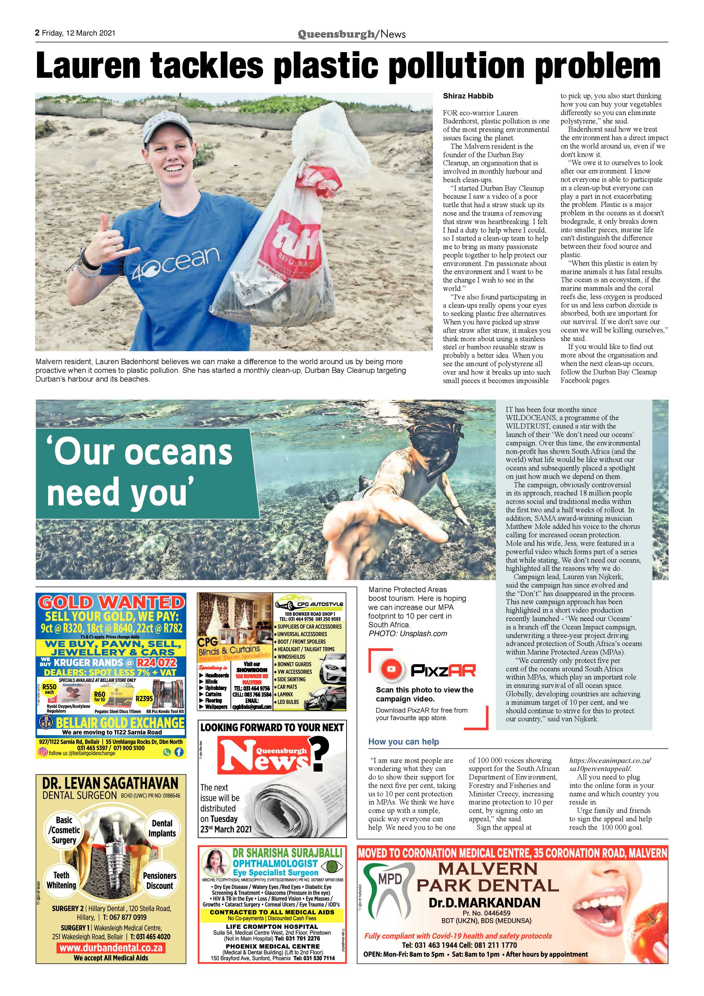 Queensburgh News 12 March 2021 page 2
