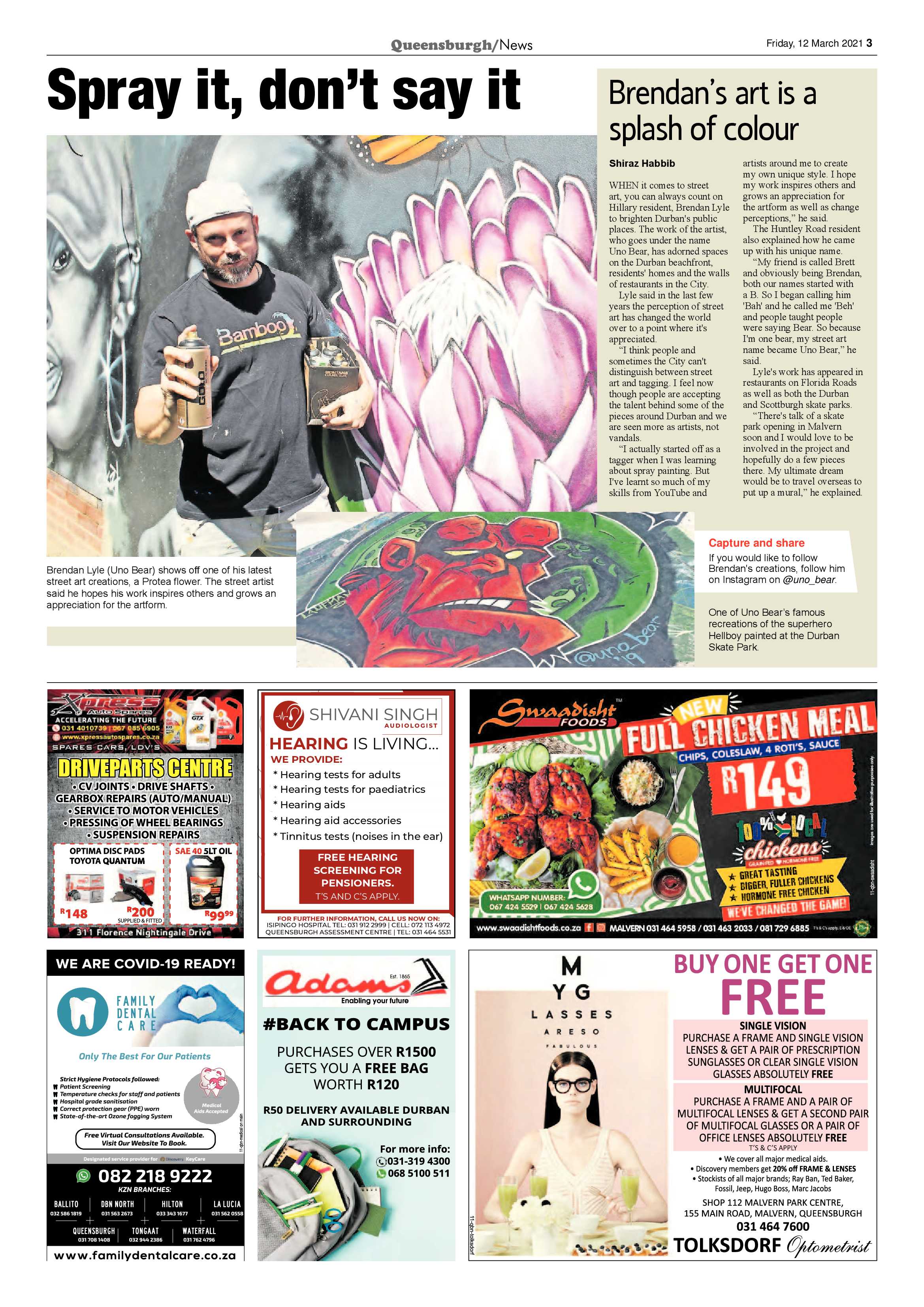 Queensburgh News 12 March 2021 page 3