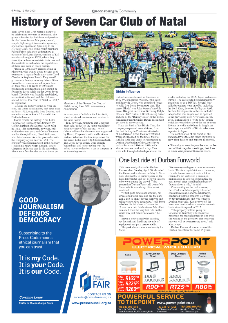 Queensburgh News 12 May 2023 page 4