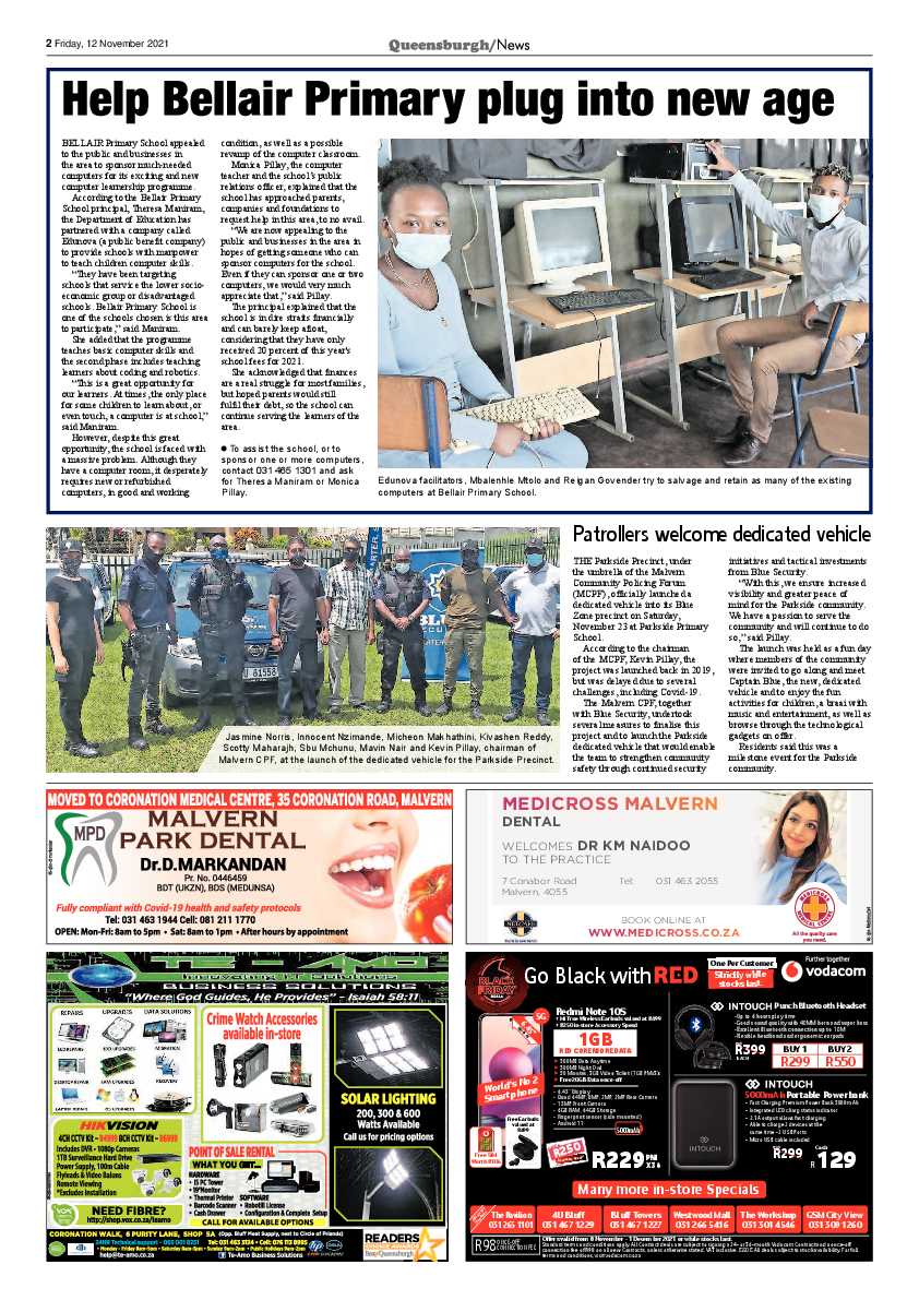 Queensburgh News 12 November 2021 page 2