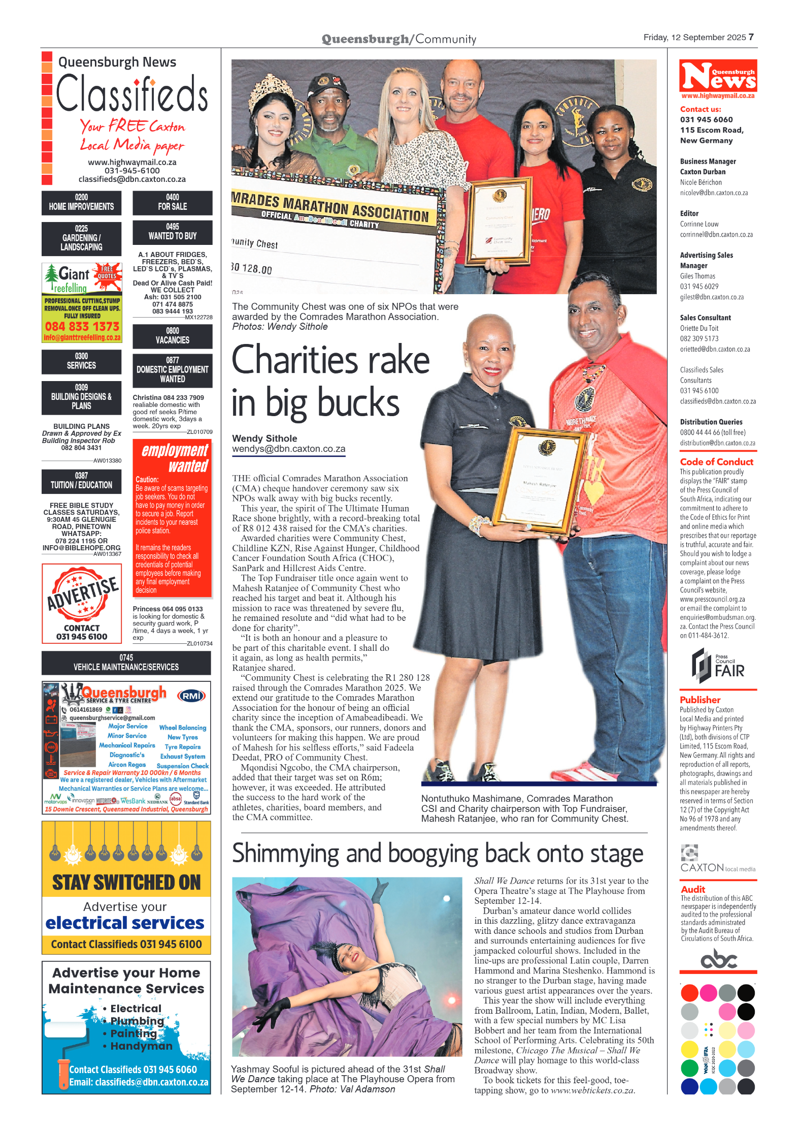 Queensburgh News 12 September 2025 page 7